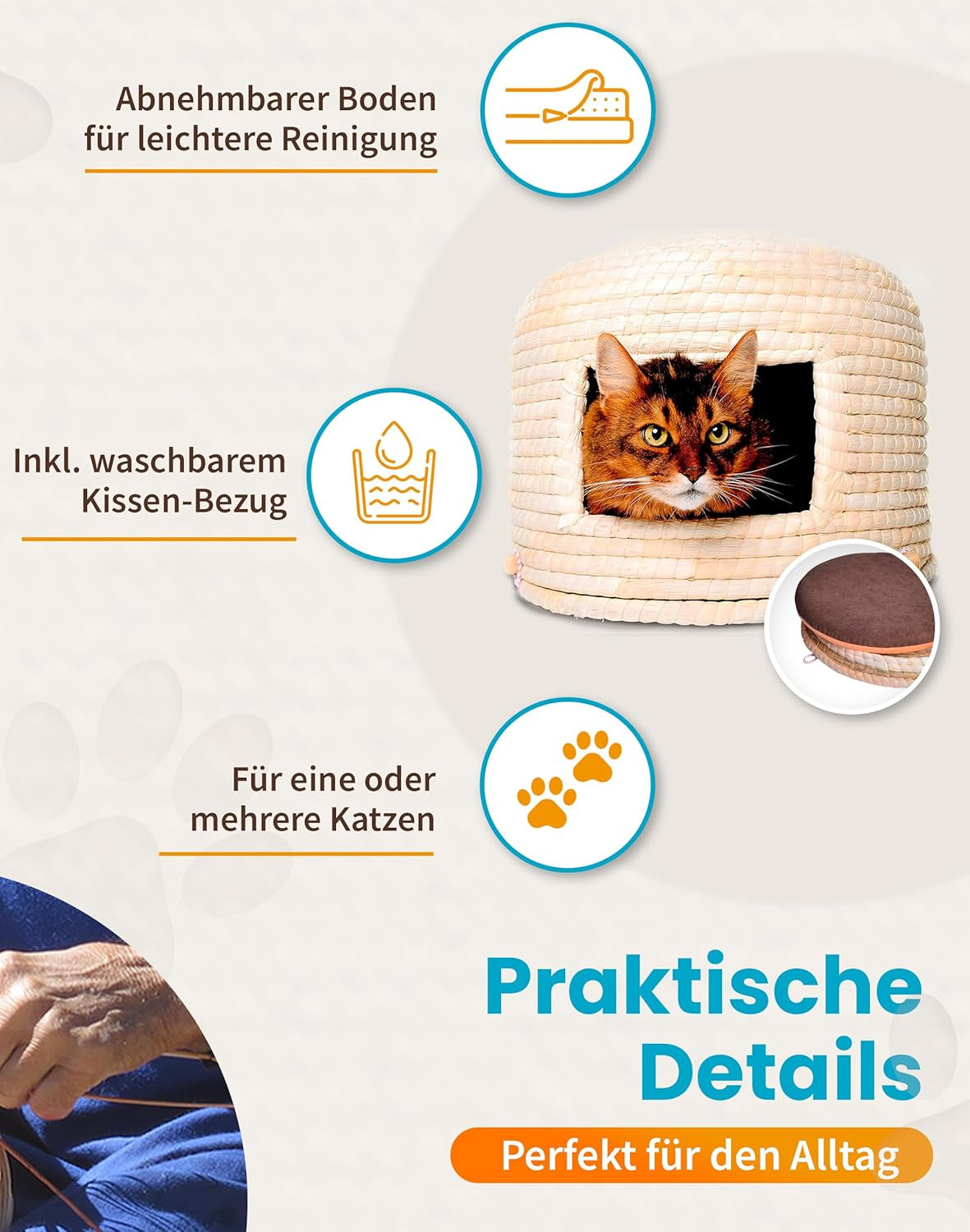 Koce i meble, Zwierzęta domowe, Jaskinie i domy, Koty, Legowiska dla kotów, Koty - legowiska, materace