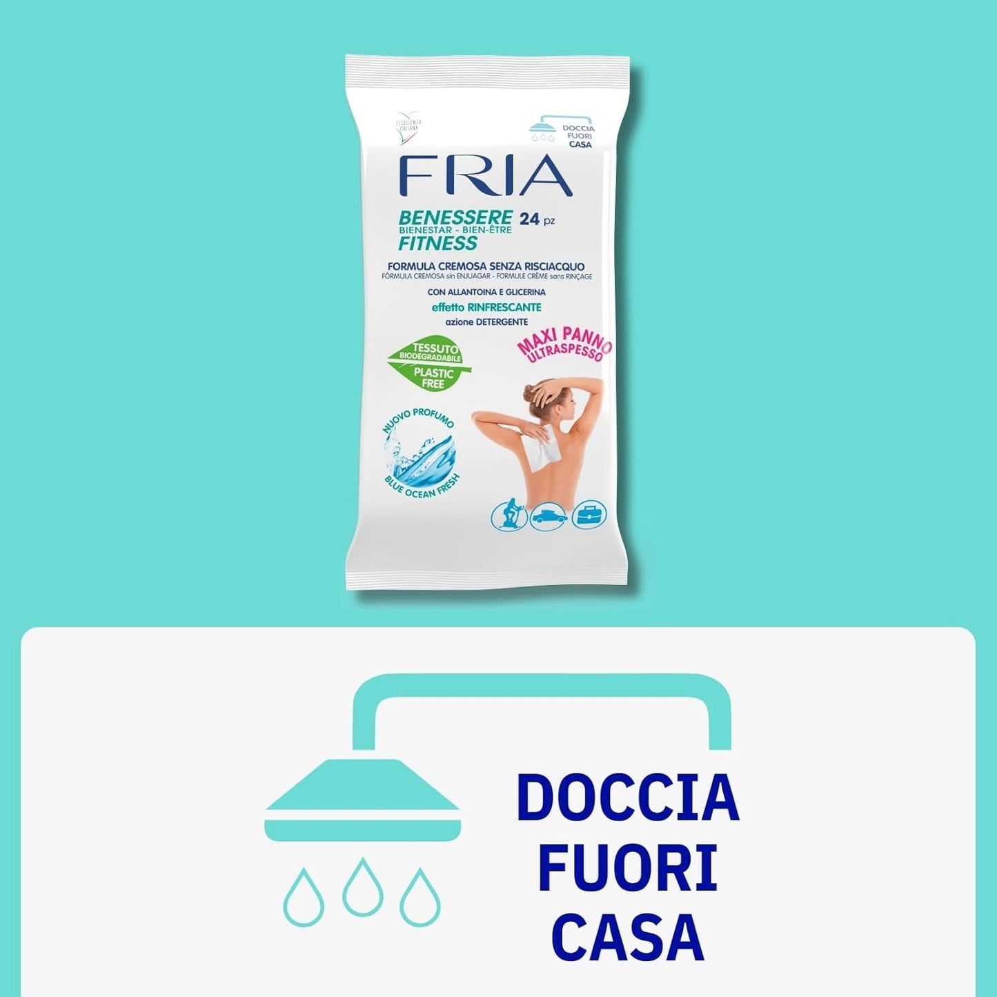 Chusteczki do dobrego samopoczucia ciała 24 sztuki