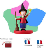 Figurka dźwiękowa Wiedźma z powietrza - bajki i opowieści dźwiękowe - zabawka, treści edukacyjne, wersja francuska, dzieci 2-4 lata Toys Bebe Naty Shop