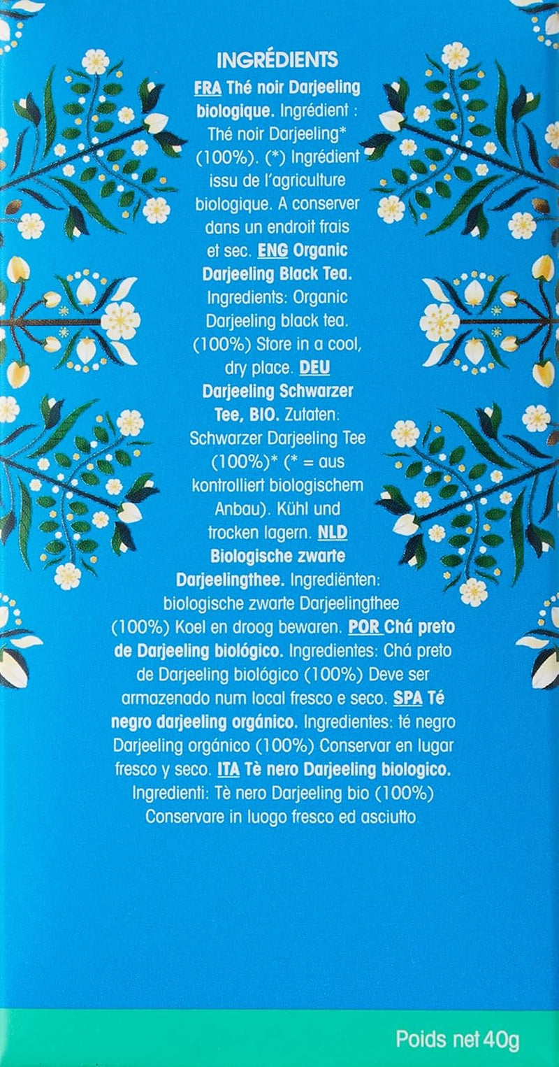 ETS - Herbata czarna Darjeeling, BIO, 20 torebek (opakowanie 2 szt.)
