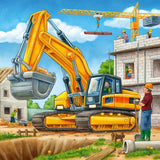 Ravensburger Puzzle dla dzieci - 09226 Duże pojazdy budowlane - Puzzle dla dzieci powyżej 5 lat, składające się z 3X49 elementów Puzzle Naty Shop
