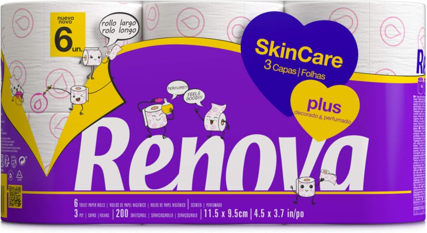 FORNOR RENOVA 67125 RENOVA PAPIER TOALETOWY ZAPACHOWA PIELĘGNACJA SKÓRY
