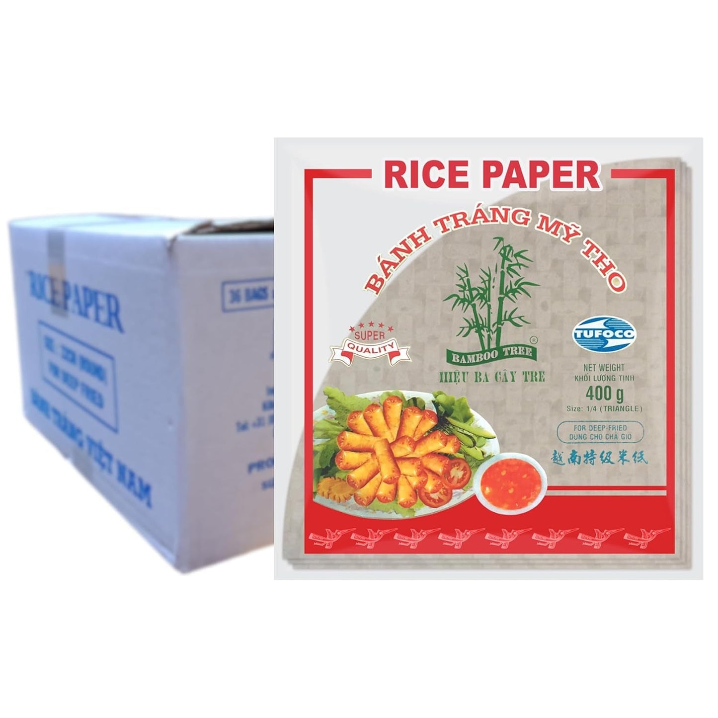 BAMBUSOWE DRZEWO - Papier ryżowy 22 cm. (Rolki letnie) - 1 x 400 g