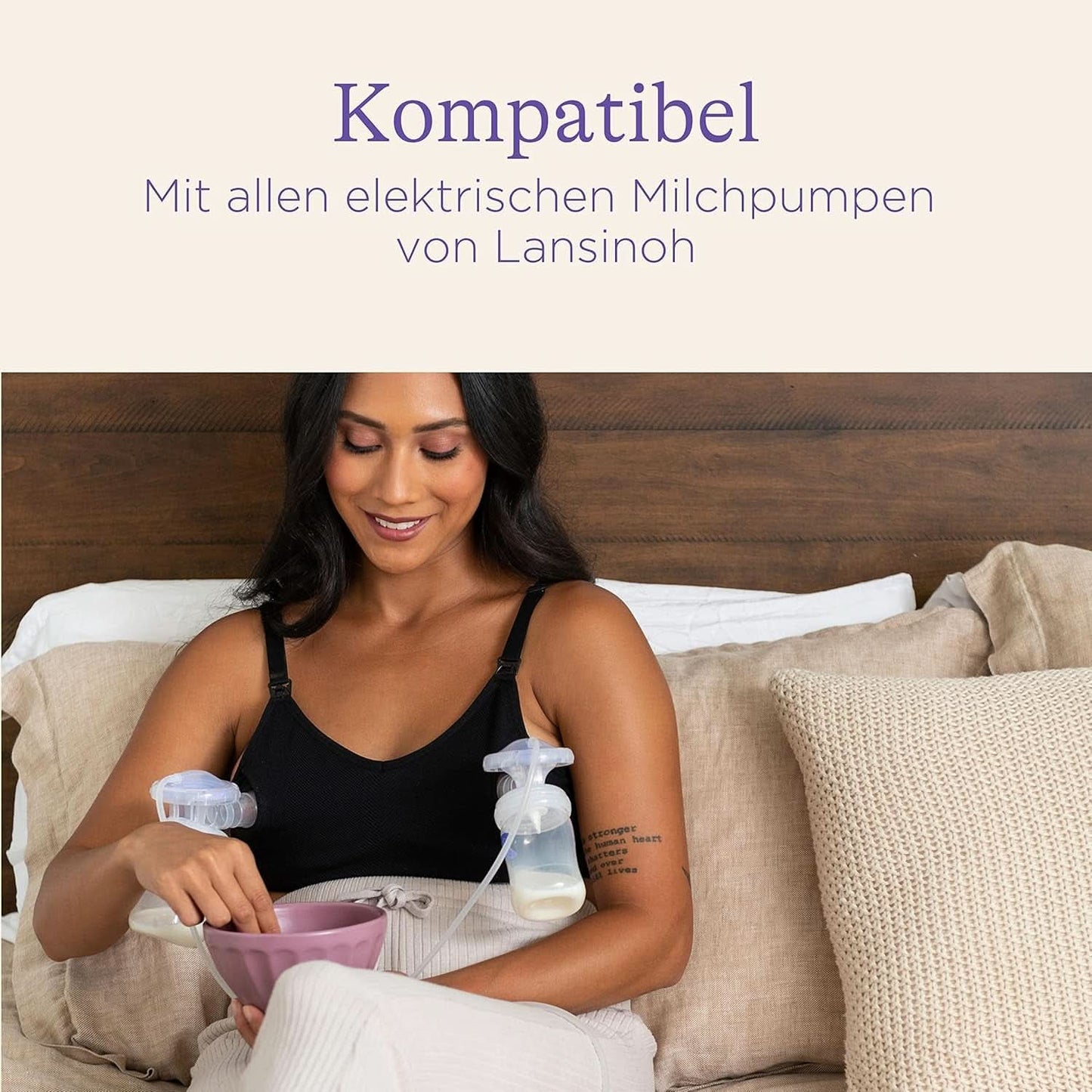 Lansinoh Pump Set - zestaw części konserwacyjnych / zamiennych do laktatorów elektrycznych Akcesoria Żywność i karmienie piersią Sklep Bebe Naty