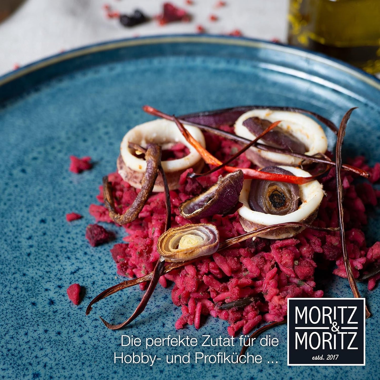 Moritz & Moritz SOLID 18-częściowy zestaw obiadowy z kamionki dla 6 osób - zestaw obiadowy dla 6 osób, składający się z 6 talerzy obiadowych, 6 talerzy bocznych i 6 talerzy obiadowych