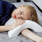 Poduszka do spania bocznego dla par Zrelaksuj ramię Zakrzywiona poduszka z pianki Memory Poduszka pod szyję w kształcie litery U Poduszka podróżna Jedwab o zerowym ciśnieniu Poduszka z lodowego jedwabiu Powolny powrót Pary Ortopedyczne poduszki szyjne sklepu Naty Shop Domyślny tytuł