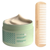 GYADA COSMETICS Spirulina Zestaw wzmacniający włosy Odżywczy przeciw wypadaniu włosów Podwójne końcówki Działa 250 ml + grzebień z drewna bukowego Idealny do rozczesywania wszystkich rodzajów włosów Naty Shop Maska do włosów Domyślny tytuł