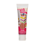 Barwnik spożywczy Funcakes Gel Powder Pink: Wysoce skoncentrowany barwnik spożywczy do ciast, śmietany, kremówki, marcepanu, ciastek, łatwe dozowanie, pojedyncze krople do tworzenia żywych kolorów, Halal, 30 g
