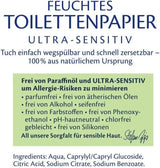 HiPP Baby Soft Mokry papier toaletowy (6 x 50 arkuszy), 99% wody, Ultra Sensitive, bezzapachowy, z pokrywką na zawiasach
