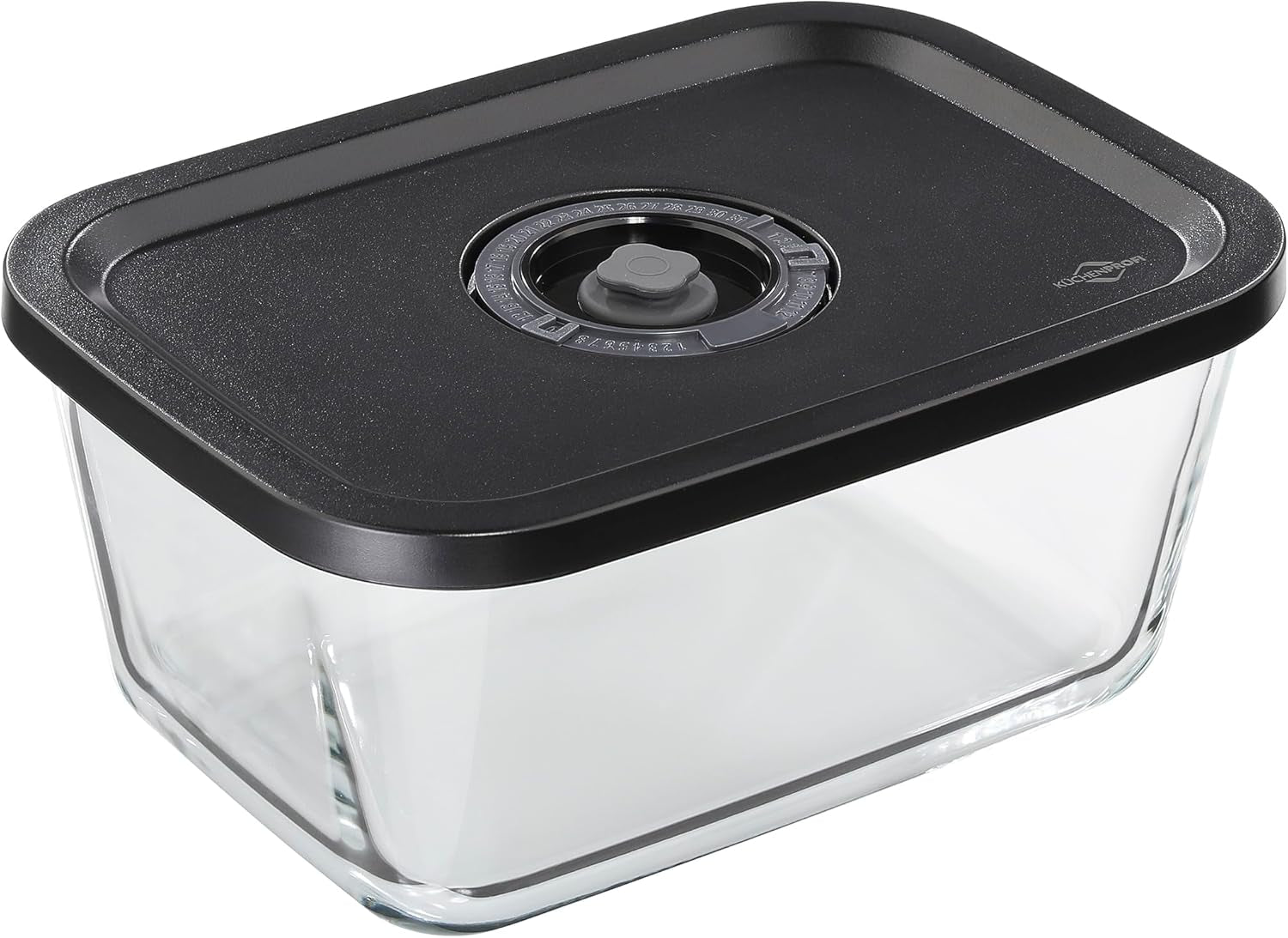 Zestaw próżniowy Küchenprofi EASYFRESH | Zestaw 7 sztuk | 1x elektryczna pompa próżniowa, 1x słoik próżniowy S, M i L, 3x worki próżniowe 22x21 cm | szkło borokrzemowe, tworzywo sztuczne wysokiej jakości | przygotowanie i przechowywanie Pojemniki do przechowywania żywności Naty Shop Pojemnik próżniowy L