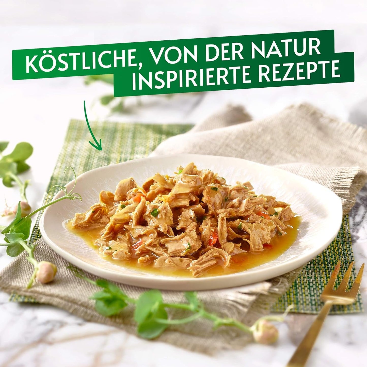 Gourmet Nature's Creation Mokra karma dla kotów w galaretce, naturalny indyk, opakowanie 12 szt. (12 x 85 g)