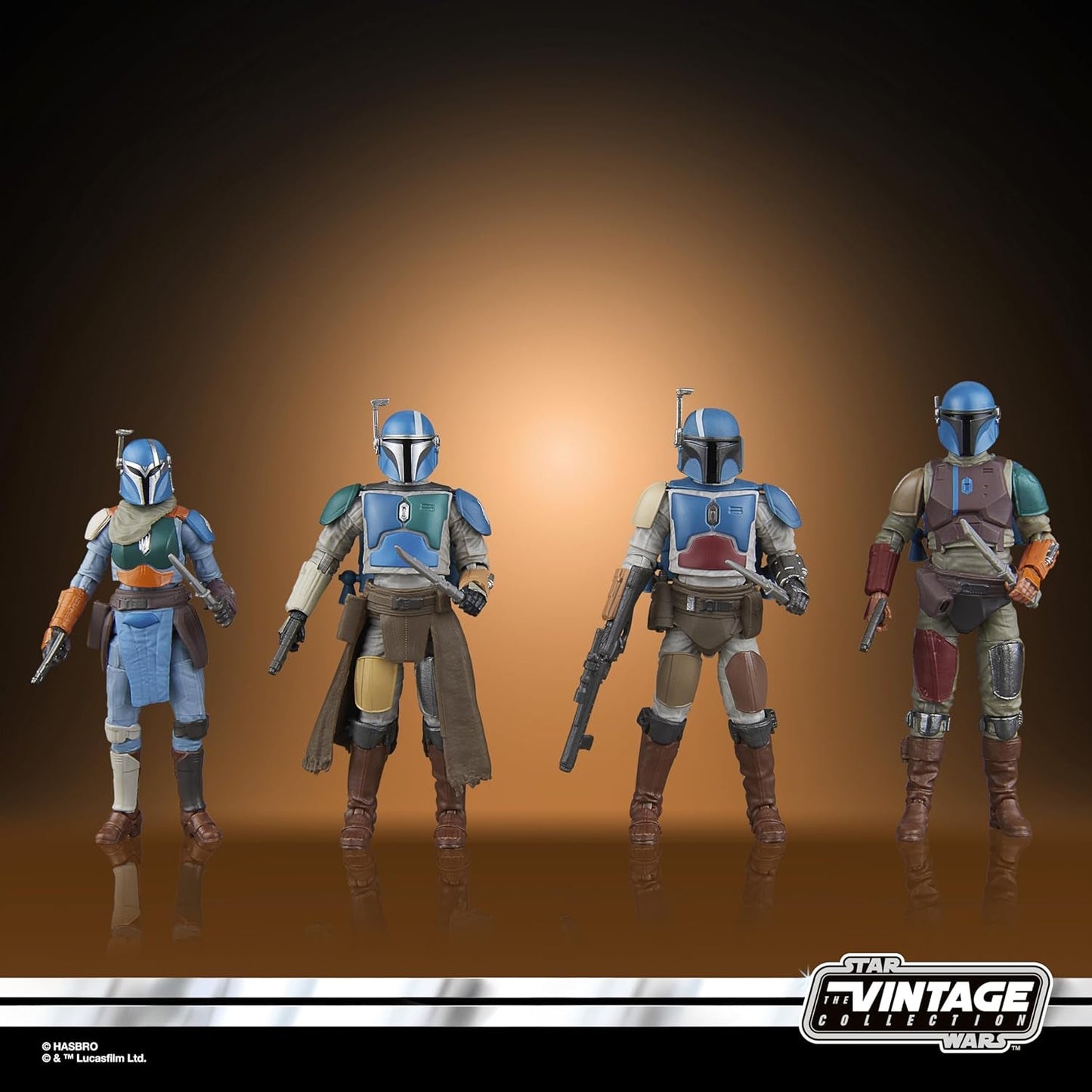 Star Wars Vintage Collection Mandalorian Shriek-Hawk, 4-pak Mandalorian, skala 9,5 cm Figurki Naty Shop