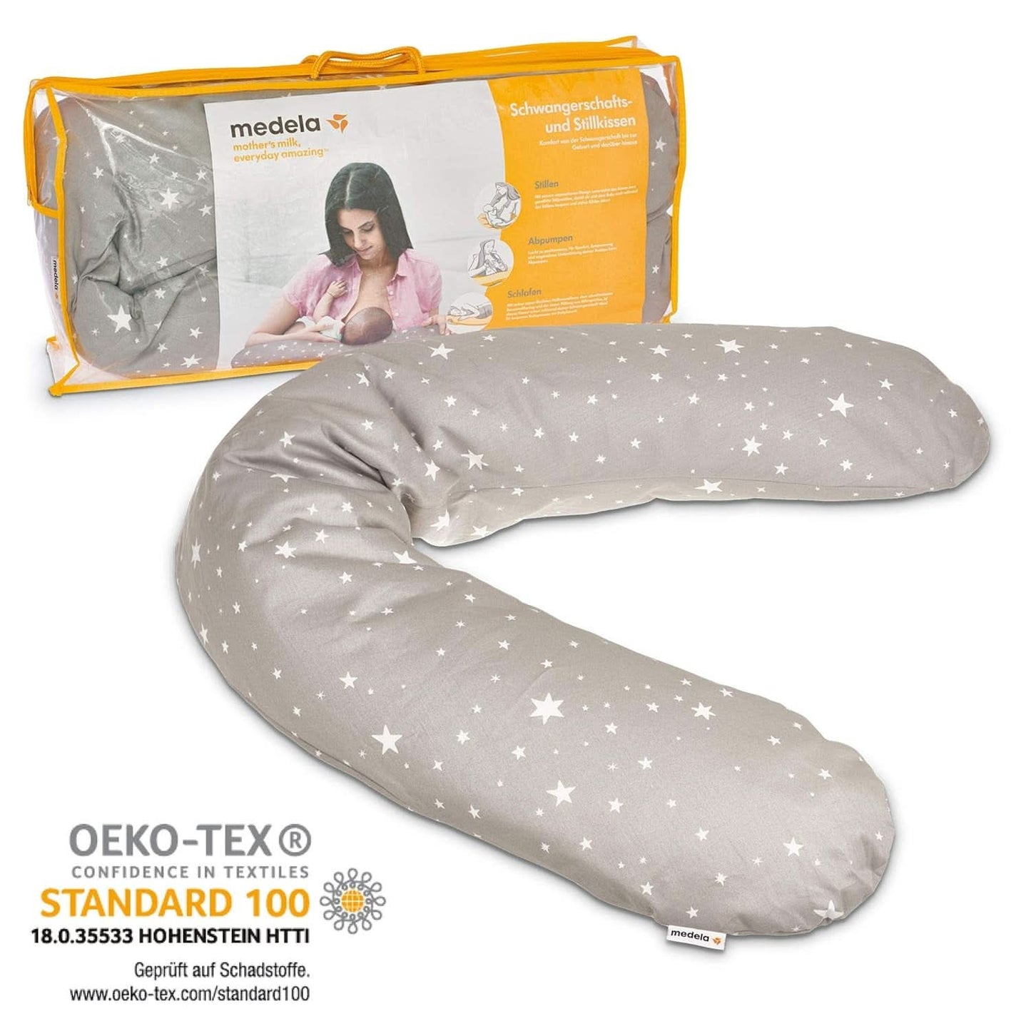 Medela Poduszka do ciąży i karmienia piersią - wypełniona mikroperełkami EPS Akcesoria Żywność i karmienie piersią Bebe Naty Shop