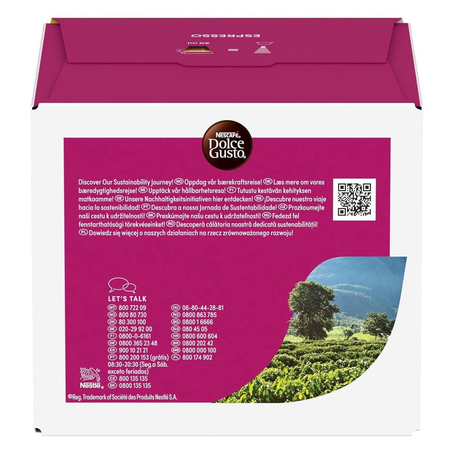 NESCAFÉ DOLCE GUSTO Espresso Kaffeekapseln 3-er Vorratspack (3 x 30 Kapseln)