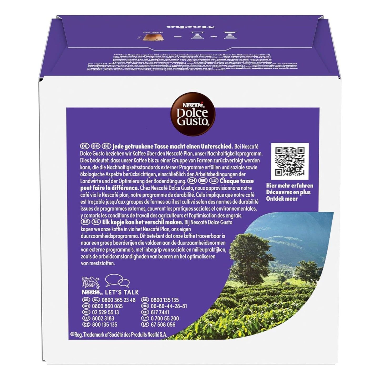 NESCAFÉ DOLCE GUSTO Mocha Kaffeekapseln 3-pak (3 x 16 Kapseln)