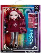 Rainbow High Shadow High Series 3 - Scarlett Rose - Maroon Fashion Doll - Modny strój i ponad 10 kolorowych akcesoriów do zabawy - Idealny dla dzieci w wieku 4-12 lat i kolekcjonerów