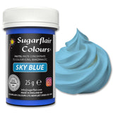 Barwnik spożywczy Sugarflair Paste Pastel Sky Blue, barwnik spożywczy do makaronów, kremówki i marcepanu, skoncentrowane barwniki Spectral - 25 g
