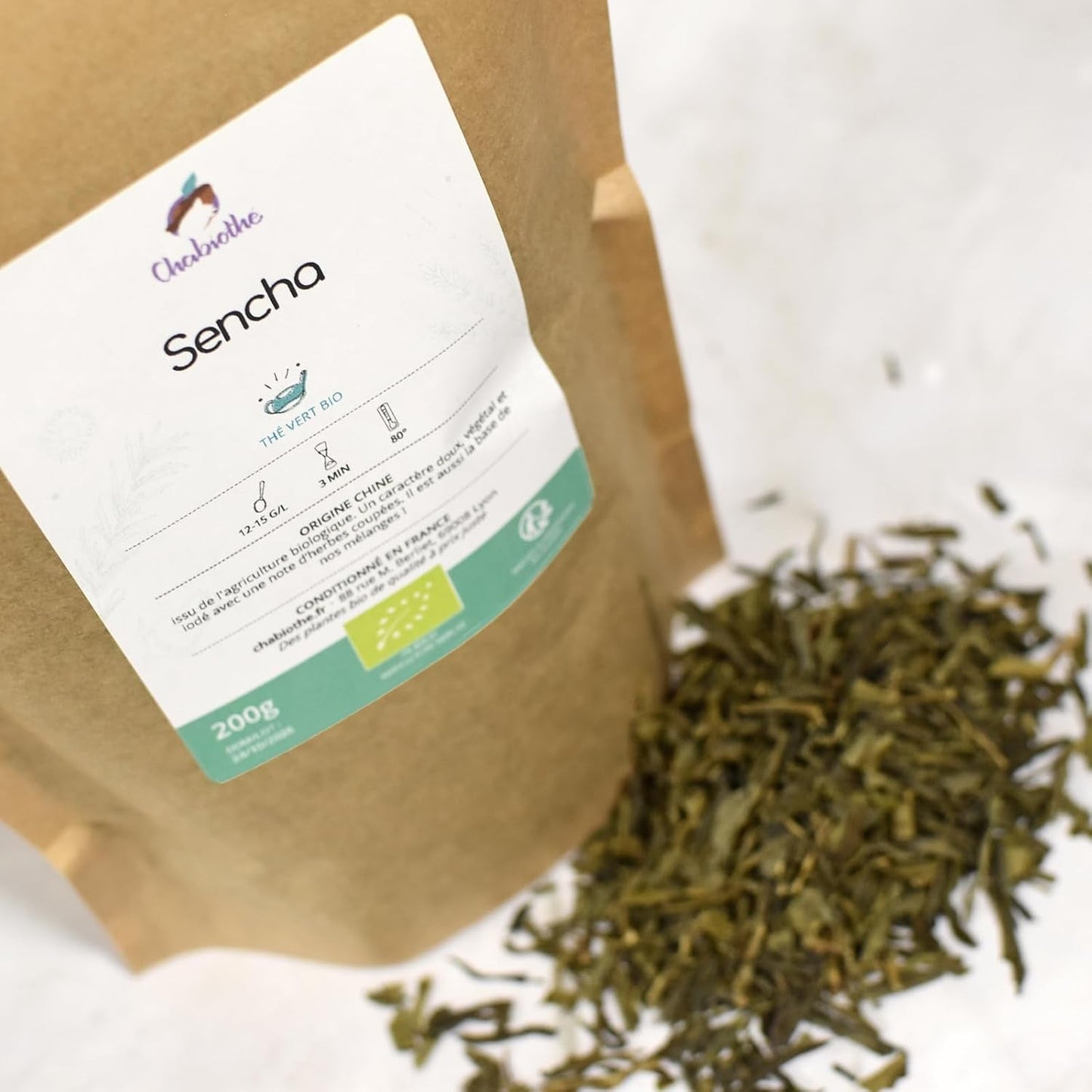 Herbata zielona Sencha BIO 200G - - Naturalna herbata zielona