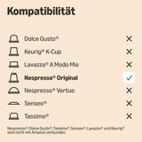 by Amazon Lungo Kaffee-Kunststoffkapseln, kompatybilny z Nespresso, 20 Stück, Packung mit 1 – zertifiziert Rainforest Alliance