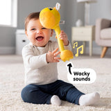 Lamaze L27471 Szalona żyrafa, zabawka dla noworodka, kolorowa zabawka sensoryczna dla dziecka, prezent dla nowych rodziców, zabawka rozwojowa dla chłopców i dziewcząt od 12. miesiąca życia. Zabawki dla niemowląt Naty Shop