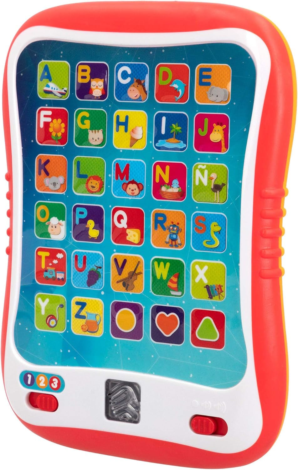 winfun ColorBaby 44256 Taca edukacyjna ze światłem i dźwiękiem Zabawki dla dzieci Naty Shop Tablet edukacyjny