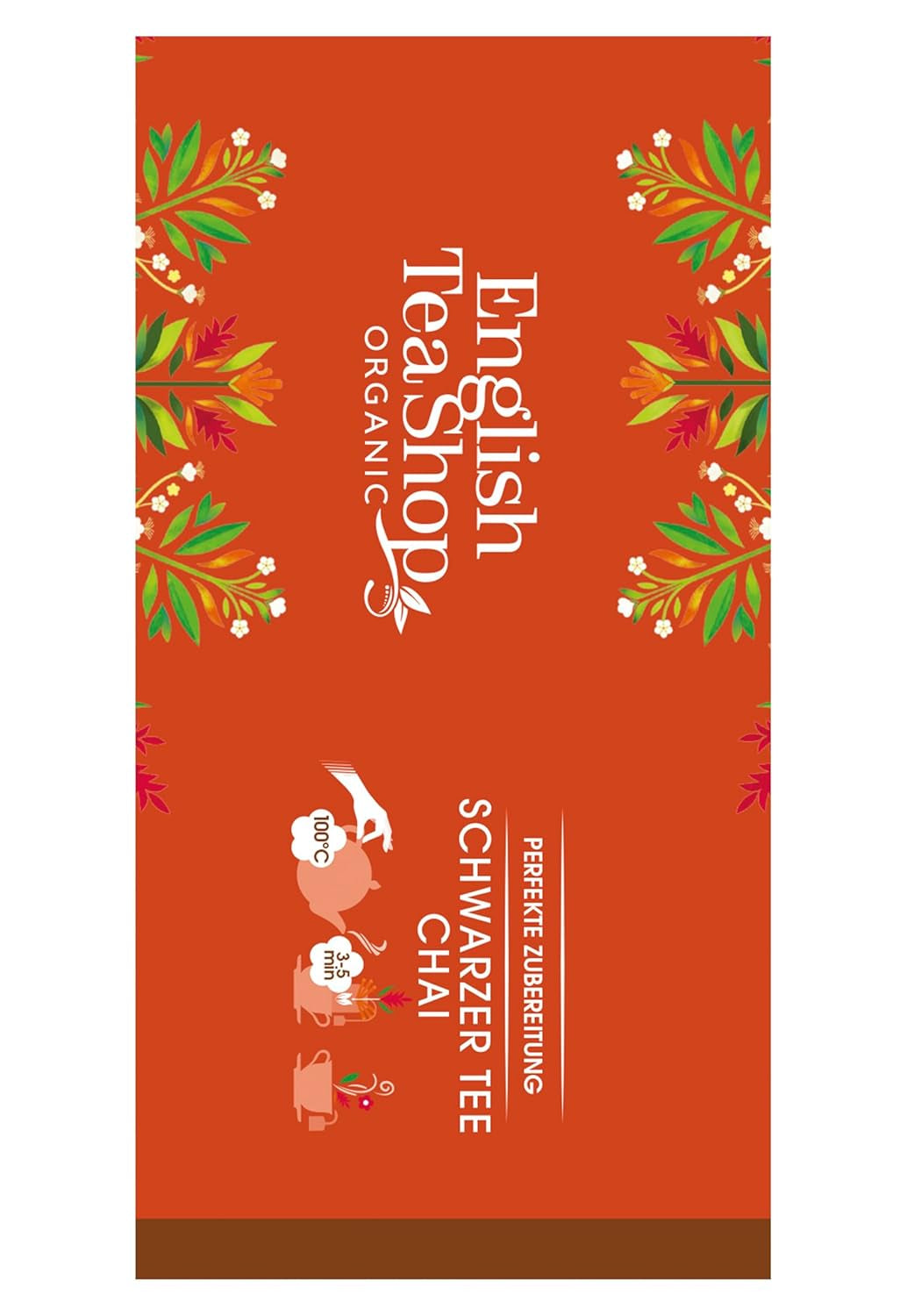 ETS - Czarna herbata Chai, Naturland BIO, 20 torebek herbaty (2 sztuki)