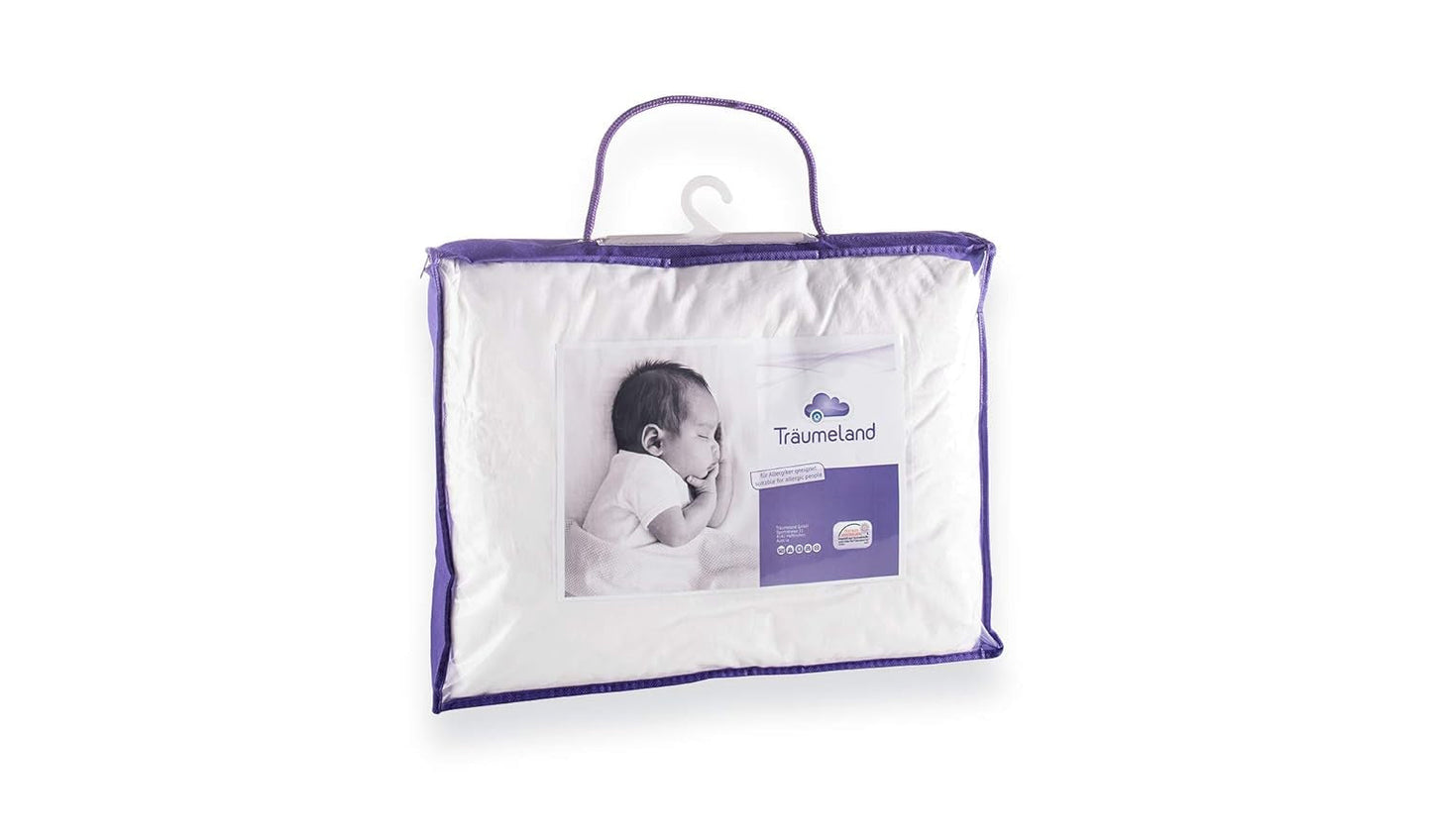 Dreumeland T060183 Poduszka Mech z Tencelem 40 X 60 cm, biała Poduszki standardowe Naty Shop