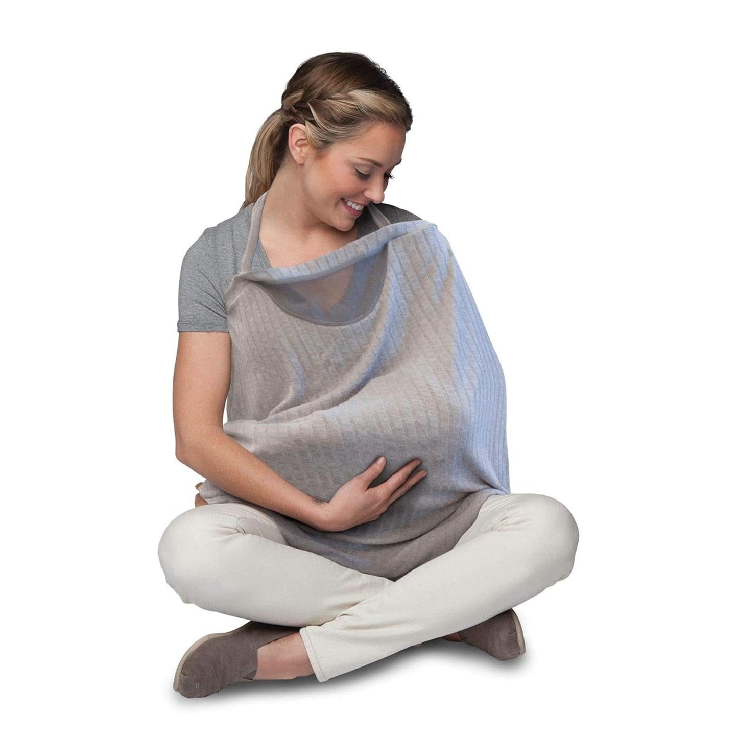 Chicco - Chusta do karmienia Boppy Infinity 17 cm szara Akcesoria Żywność i karmienie piersią Sklep Bebe Naty