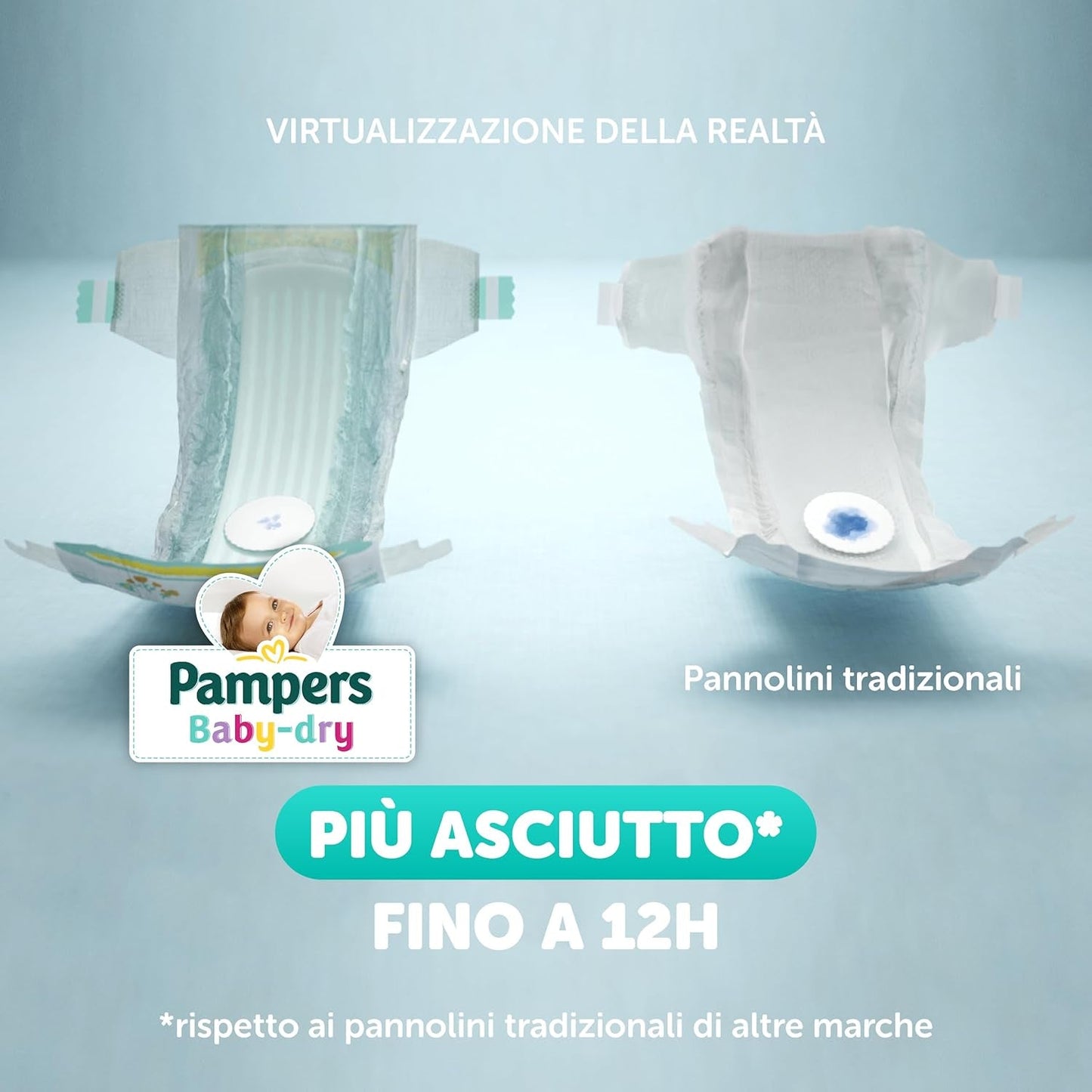 Pampers Baby Dry Maxi Rozmiar 4 (7-18 kg), 200 pieluch + 500 bezpłatnych dodatkowych punktów przytulania