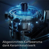 Automatyczny ekspres do kawy Siemens EQ700 classic TP715D01, sterowanie z aplikacji, napar na zimno, intuicyjny wyświetlacz dotykowy, do 10 indywidualnych kreacji kawowych jako ulubione, automatyczne czyszczenie parą, 1500 W, srebrno-szary