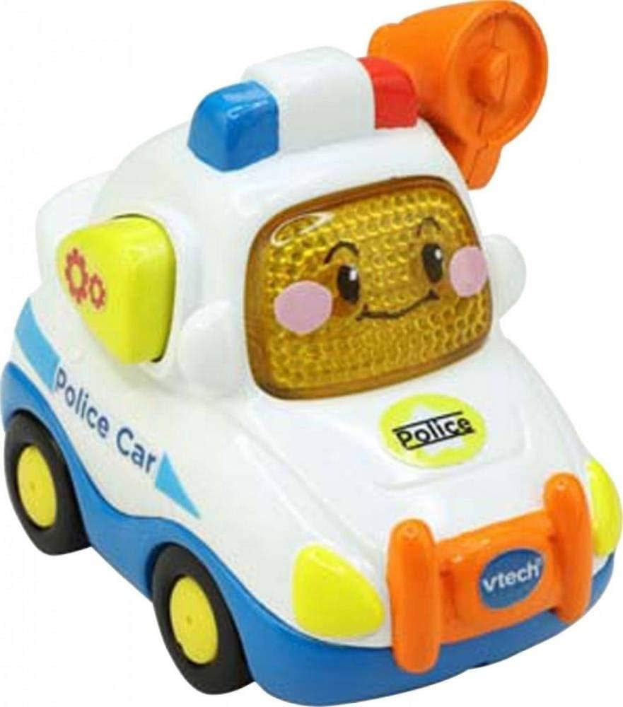 Vtech TUT TUT Baby Flitzer - Policja - Autko z muzyką, przyciskiem świetlnym, ciekawymi zdaniami i dźwiękami - Dla dzieci w wieku 1-5 lat Bebe Naty Shop Toys Default Title