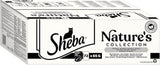 SHEBA Nature's Collection w sosie - wysokiej jakości mokra karma dla kotów, drobnej odmiany (MSC) w porcjowanych saszetkach - 72 x 85 g