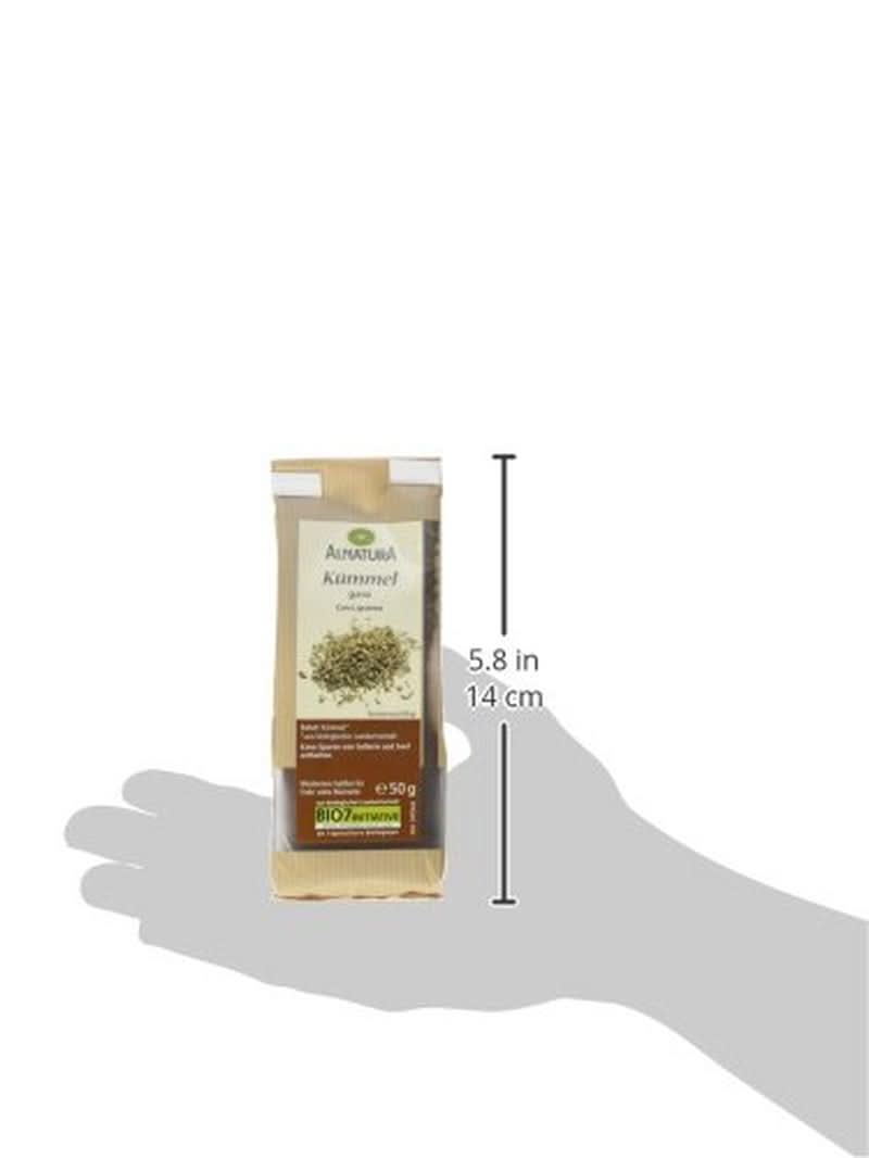 Cały organiczny kminek, 50 gramów Condimente Naty Shop