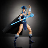 Figurka Władcy Wszechświata Masterverse Ok. 18 cm wzrostu, nowa Eternia Evil-Lyn, nikczemność zabawek MOTU, czarodziejka, 30 punktów ruchu, różdżka z kryształowej kuli, figurki JBP77 Naty Shop