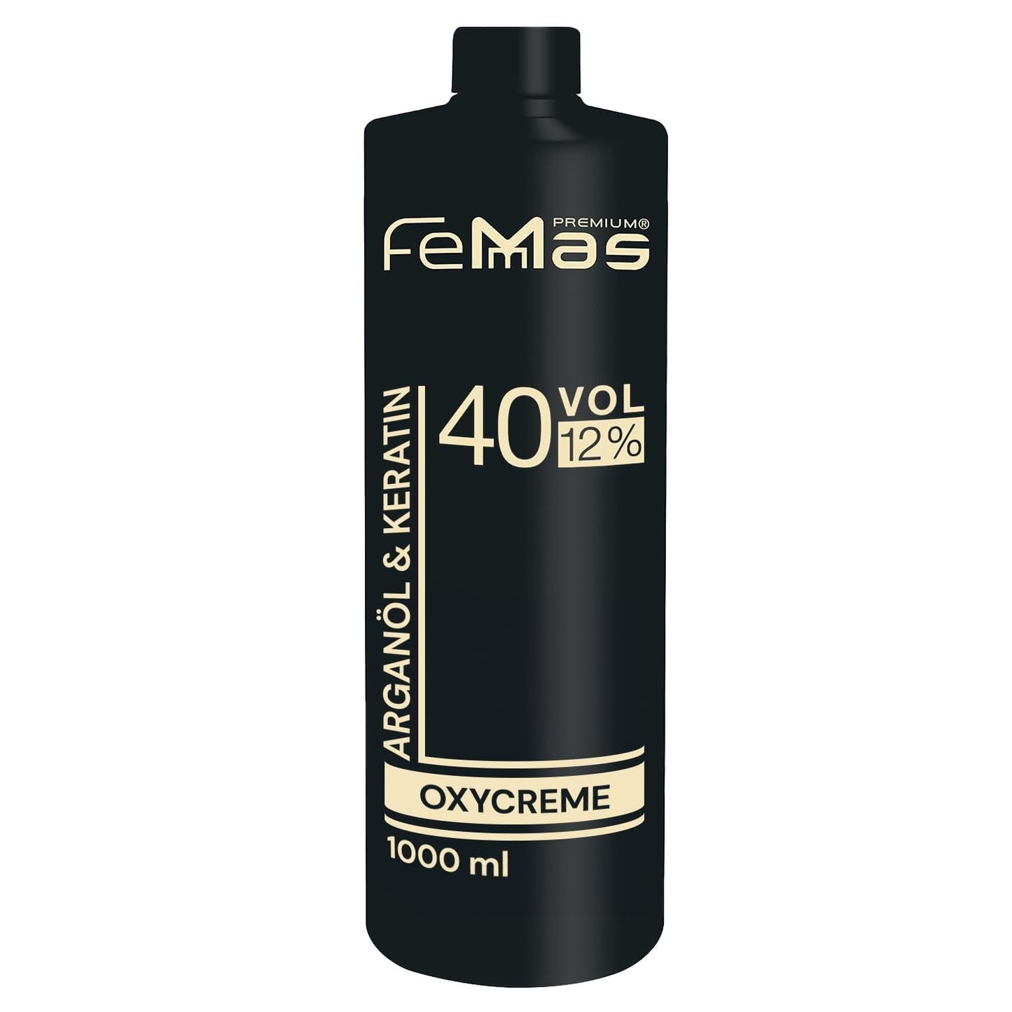 FemMas Oxycreme 6% 1000 ml I Utleniacz do koloryzacji i farbowania włosów I Łatwa aplikacja i optymalne utrwalenie I Wywoływacz zapewniający jednolite rezultaty jak w salonie I Wywoływacz koloryzujący Farba do włosów Naty Shop 12 1 litr (1 opakowanie)