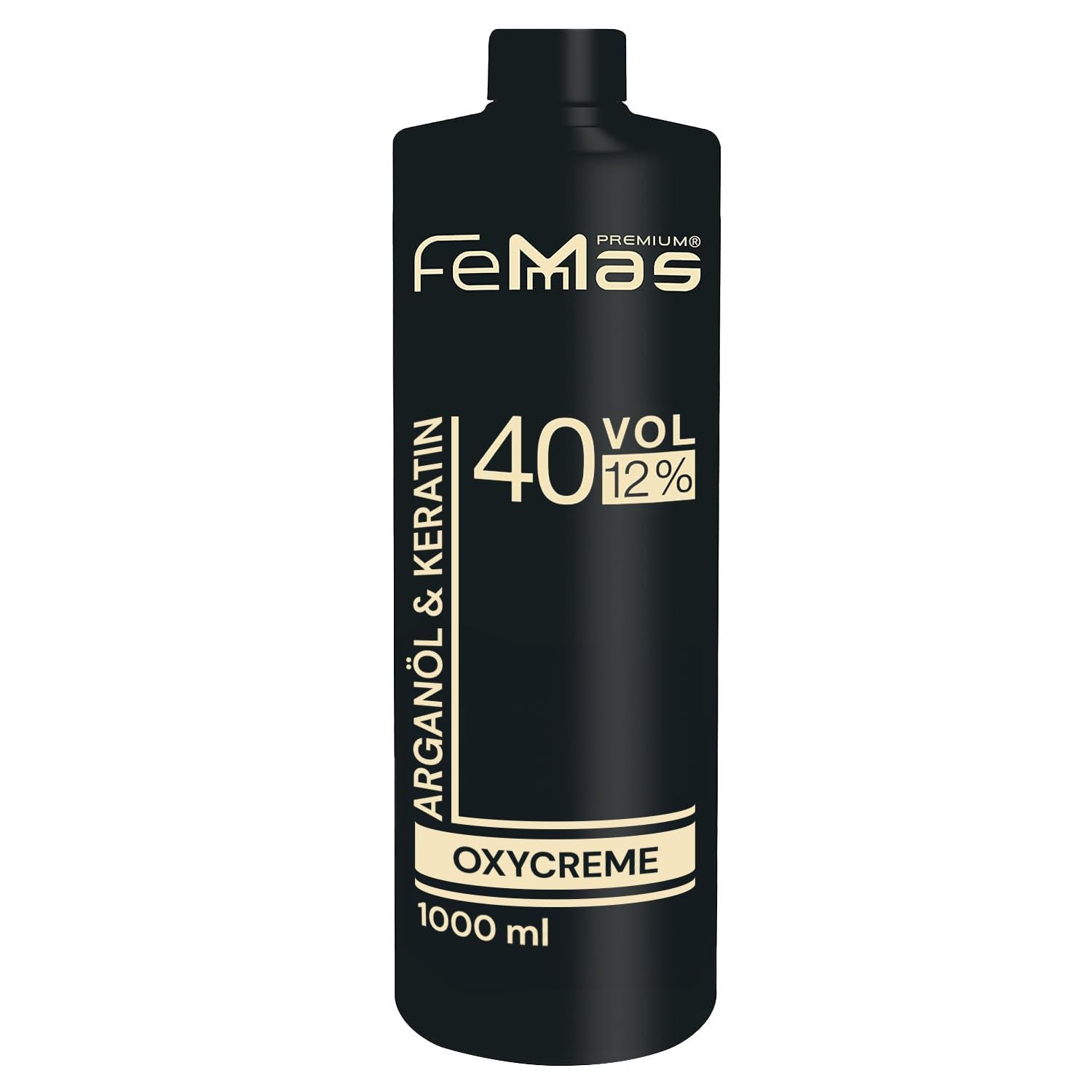 FemMas Oxycreme 6% 1000 ml I Utleniacz do koloryzacji i farbowania włosów I Łatwa aplikacja i optymalne utrwalenie I Wywoływacz zapewniający jednolite rezultaty jak w salonie I Wywoływacz koloryzujący Farba do włosów Naty Shop 12 1 litr (1 opakowanie)