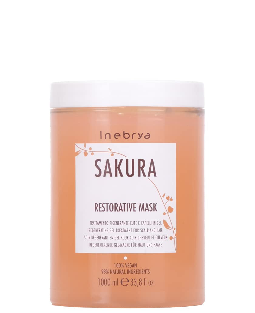 Sakura Restoration Mask - 1000ML Naty Shop Maska do włosów 1,1 l (1 opakowanie) Sakura