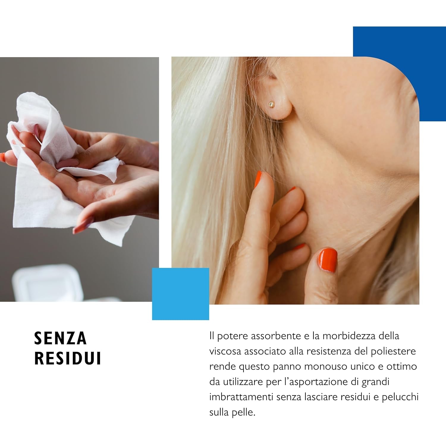 BIODERM Cellusoft - miękkie, wielofunkcyjne, jednorazowe chusteczki nawilżane wiskozowe i poliestrowe - wielofunkcyjne chusteczki do delikatnej higieny wrażliwej i zaczerwienionej skóry osób starszych i dzieci - 30 x 38 cm (50