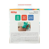 Nuby – Silikonowe rękawice dentystyczne, bez BPA, Blue Koala, od 3 miesięcy