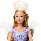 Mattel Wicked: część 2 autorstwa Universal Pictures Glinda Deluxe Doll z odpinanym strojem i 3 akcesoriami, inspirowana filmem, JFM13, [wielokolorowy]