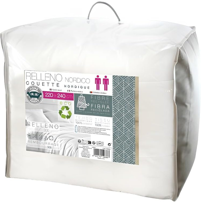 FORNOR 14838 Kołdra z włókien pochodzących z recyklingu, 220 X 24 cm Kołdry i kołdry Naty Shop Domyślny tytuł