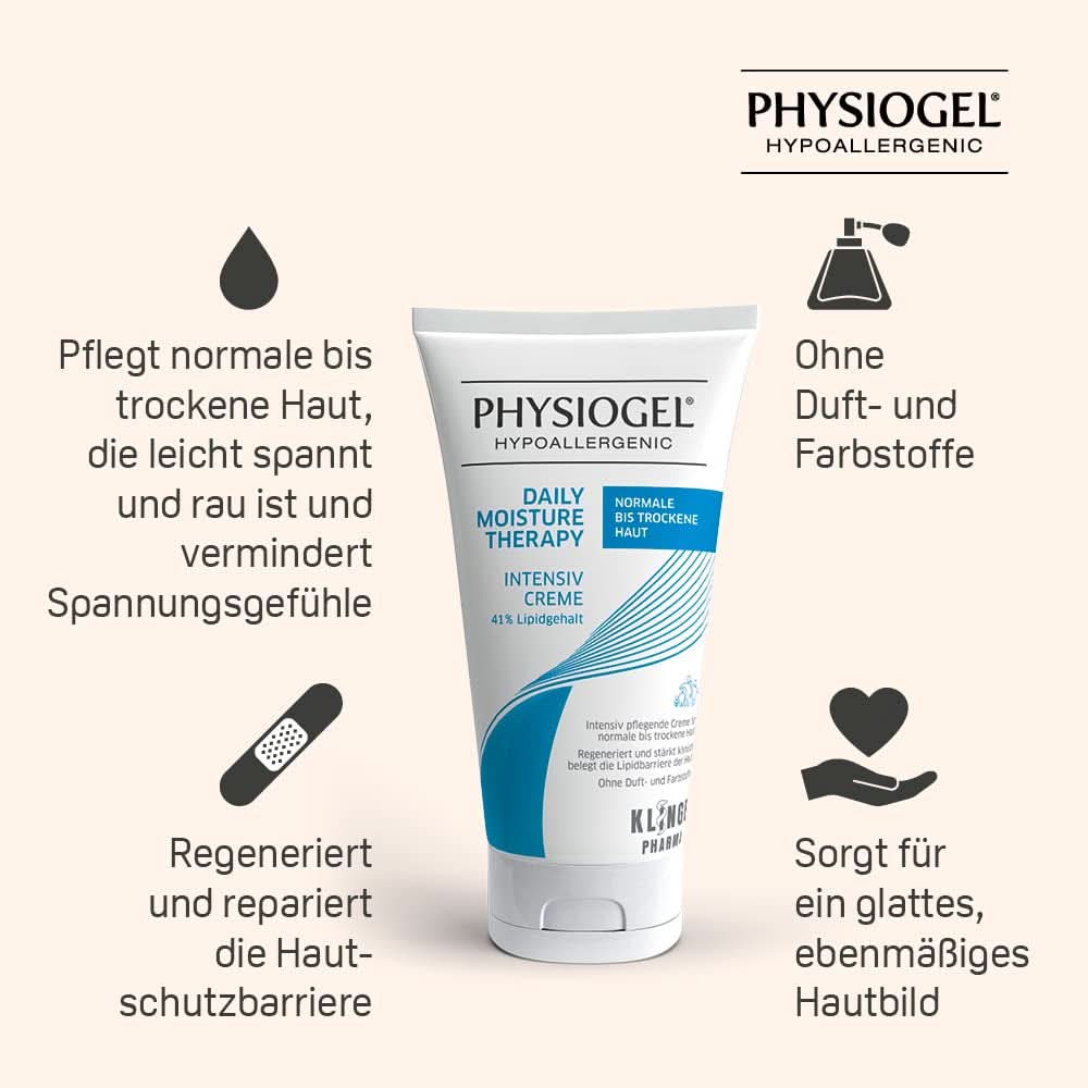 PHYSIOGEL Regenerujący krem ​​nawilżający do skóry suchej, 150 ml Sklep Kosmetyczny i Uroda Naty