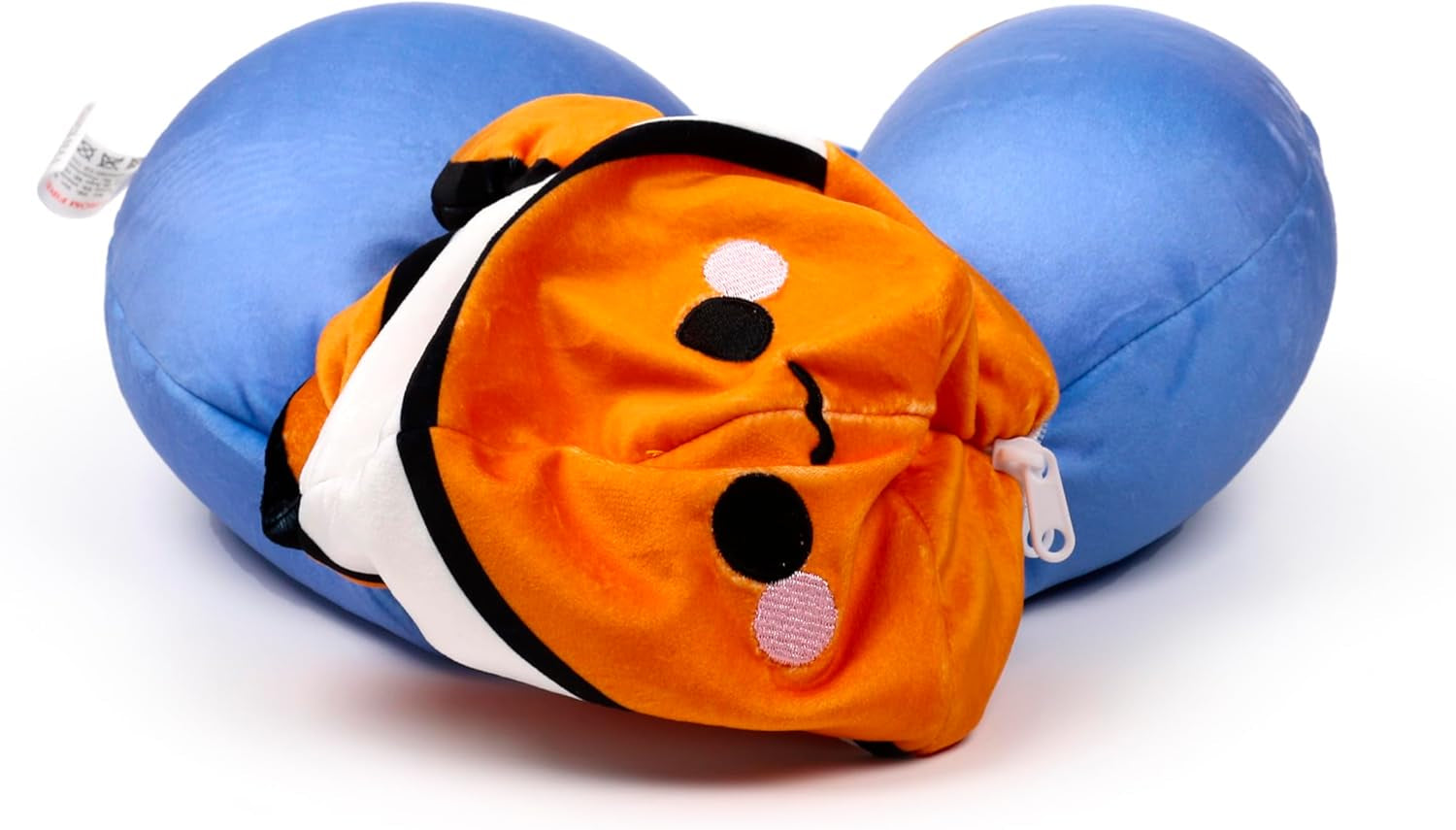 Puckator Swapseazzz Adoramals ocean clownfish 2 w 1 poduszka podróżna i miękka zabawka Poduszki podróżne Naty Shop