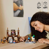 LEGO Minecraft Leśna rezydencja z ringiem bokserskim — zestaw gracza z zombie i Oberborstem — interaktywna zabawka do budowania ze sprzętem i torami — prezent dla chłopców i dziewcząt w wieku 10+ — 21272 zestawy do budowania Besuche den LEGO-Store