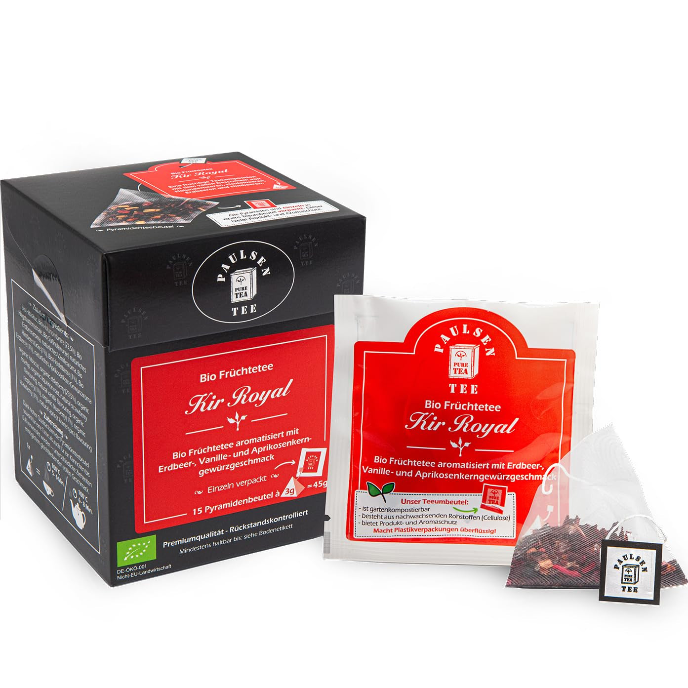 Sweet Heart 2 x 100 g Paulsen Tea Herbata owocowa kontrolowana pod kątem pozostałości