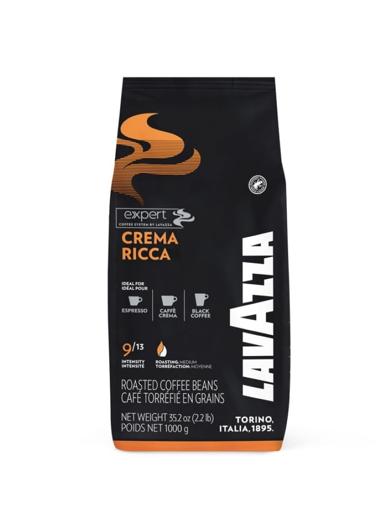 Lavazza Expert Plus Crema Ricca Espresso - 6 całych ziaren kawy x 1 kg