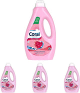 Koralowy delikatny detergent w płynie do wełny i delikatnego prania, 23 prania, 1,15 litra Proszki do prania Naty Shop Zestaw 4 x 1,15 litra