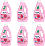 Koralowy delikatny detergent w płynie do wełny i delikatnego prania, 23 prania, 1,15 litra Proszki do prania Naty Shop Zestaw 6 x 1,15 litra