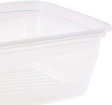Zestaw 3 słoików do przechowywania żywności Kekeeper, 3 x 1,25 l, 20,5 x 15,5 x 6,5 cm, Fredo Fresh, przezroczysty niebieski Pudełka do przechowywania żywności Naty Shop