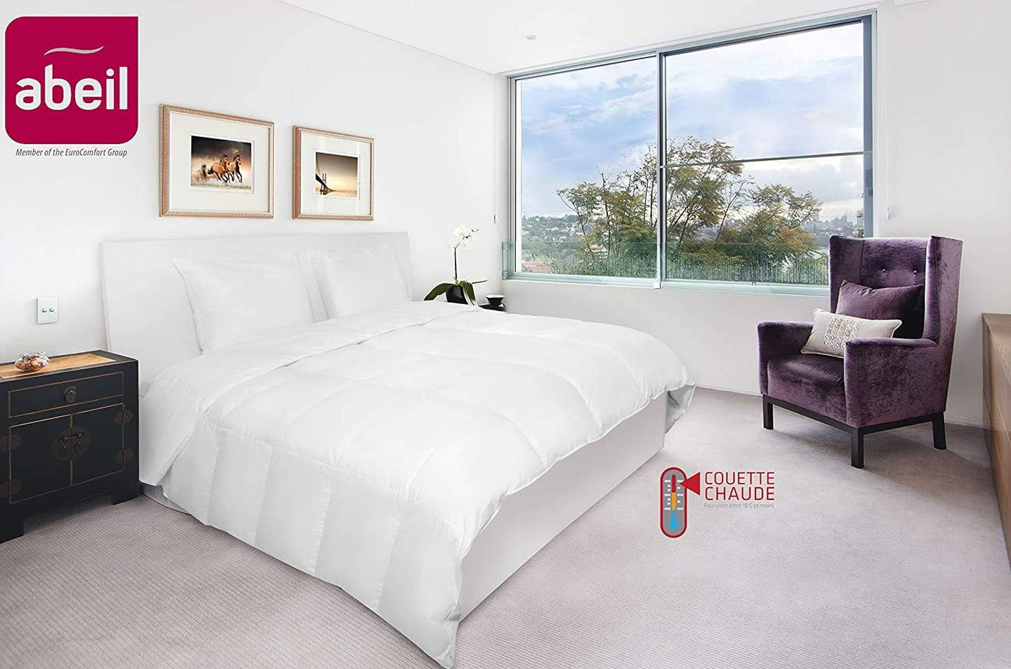 Abeil Premium Ultima Comfort kołdra z bawełny perkalowej, 200 x 200 cm Kołdry i kołdry Naty Shop